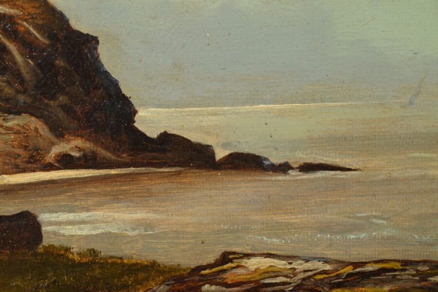 Peinture à l’Huile, signée A.Derémy – 1902 – Image 10