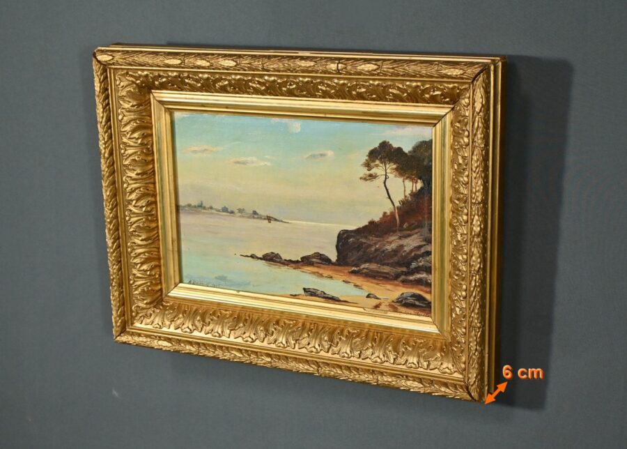 Peinture à l’Huile, signée A.Derémy – 1902 – Image 15