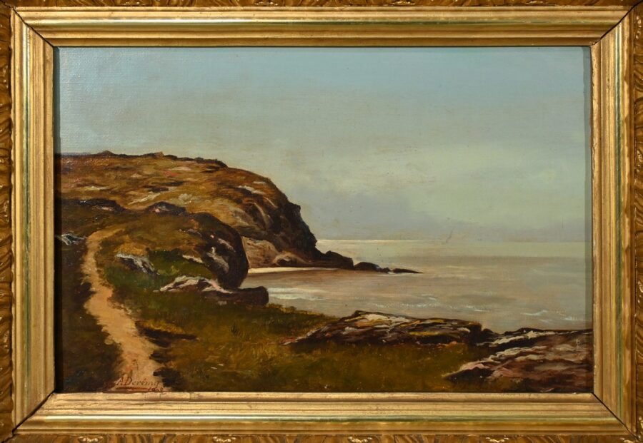 Peinture à l’Huile, signée A.Derémy – 1902 – Image 5