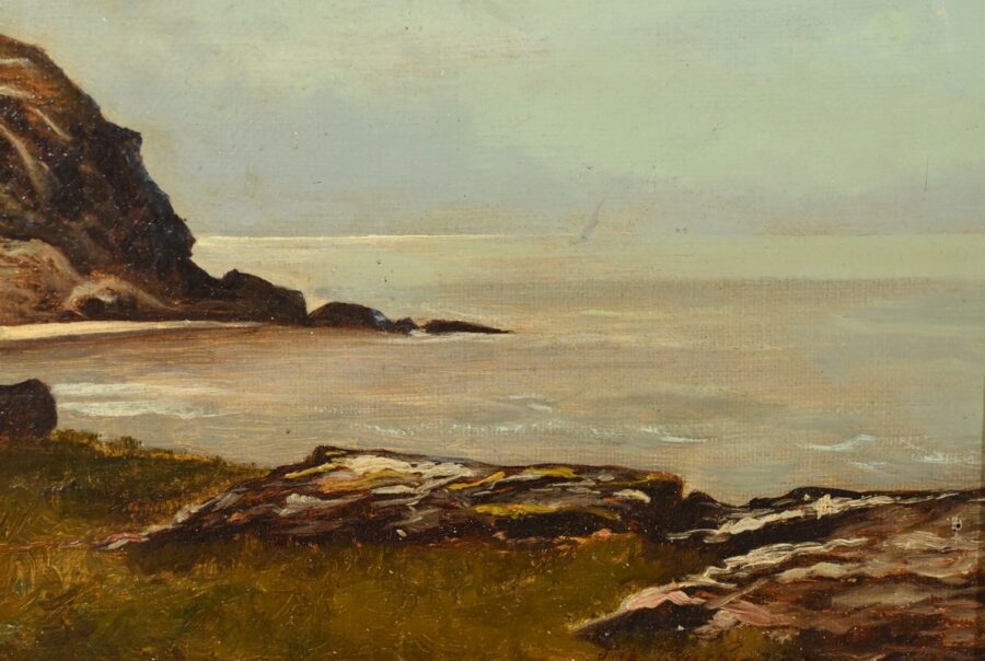 Peinture à l’Huile, signée A.Derémy – 1902 – Image 9
