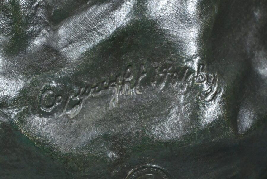 Sculpture en Régule, « Semeuse », signée A. de Ranieri – Milieu XXe – Image 27