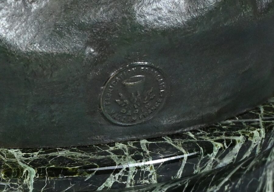 Sculpture en Régule, « Semeuse », signée A. de Ranieri – Milieu XXe – Image 28