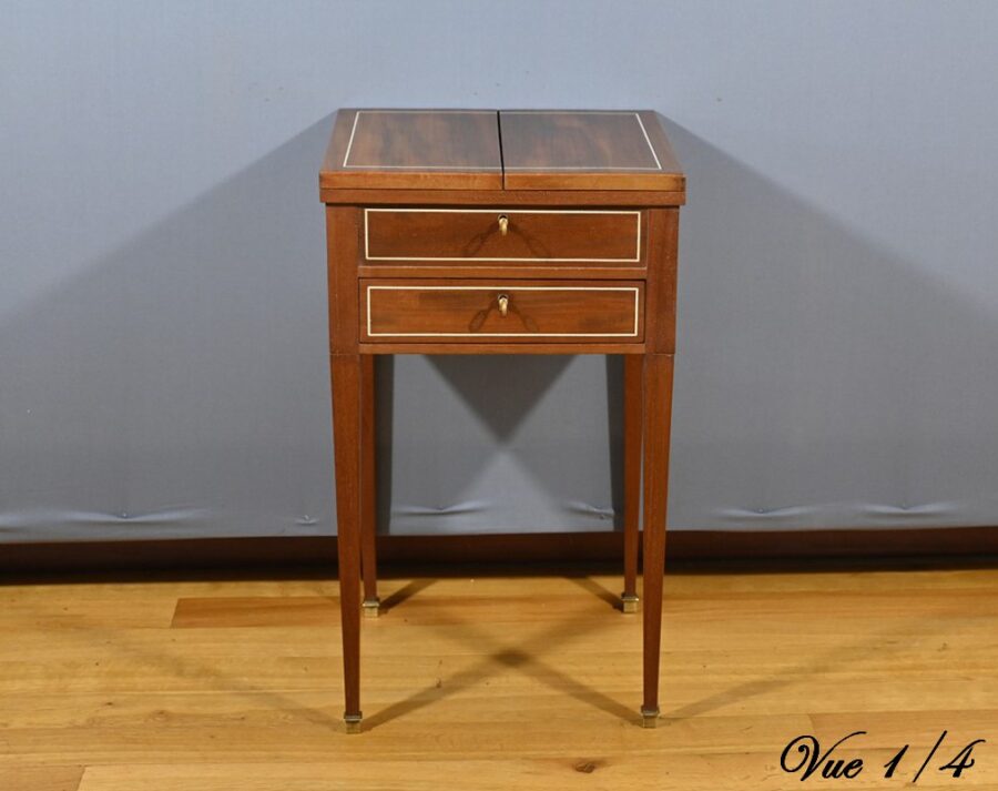Travailleuse en Acajou, style Directoire – Fin XIXe – Image 7