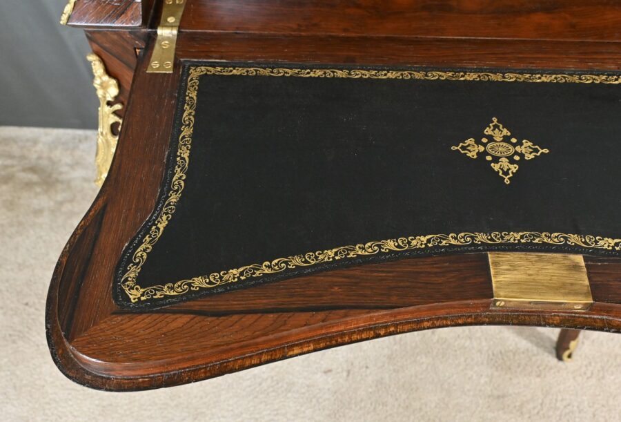 Bureau de Dame en Palissandre, style Louis XV – 2ème Partie XIXe – Image 20
