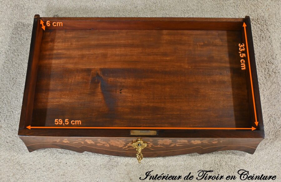 Bureau de Dame en Palissandre, style Louis XV – 2ème Partie XIXe – Image 31