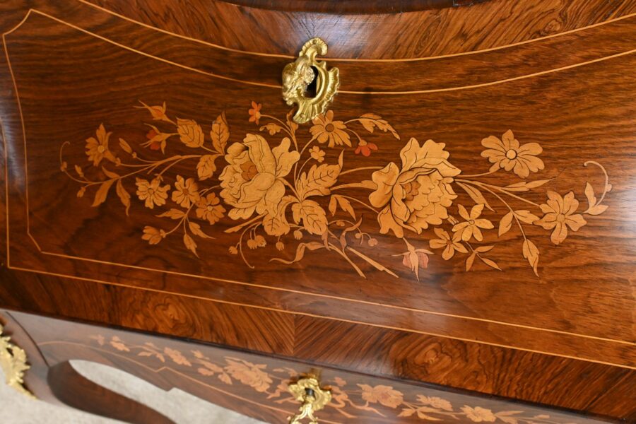 Bureau de Dame en Palissandre, style Louis XV – 2ème Partie XIXe – Image 7