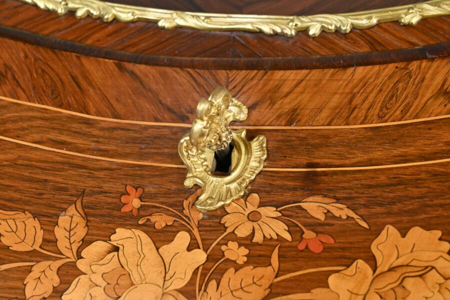 Bureau de Dame en Palissandre, style Louis XV – 2ème Partie XIXe – Image 8