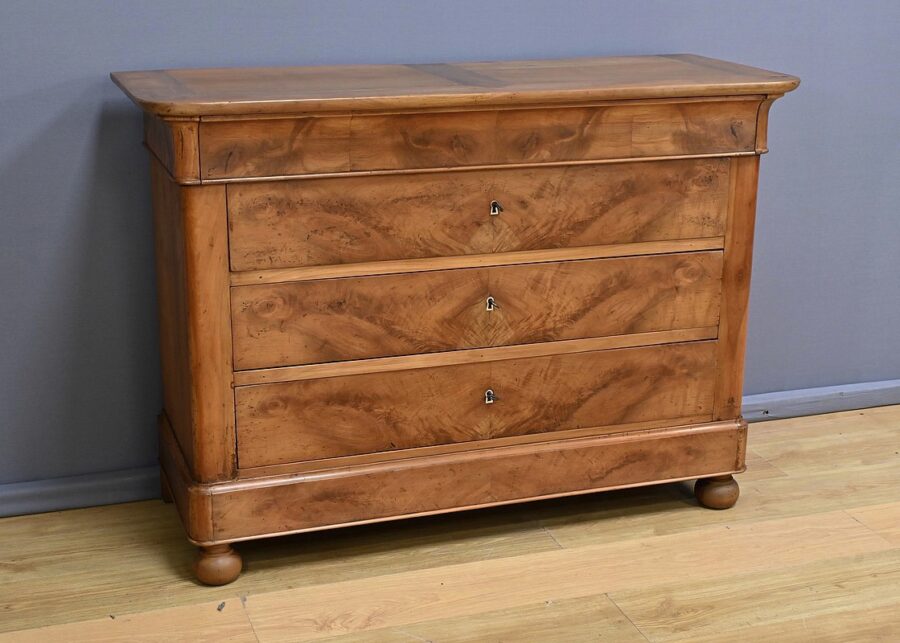 Commode en Merisier, époque Restauration - Début XIXe