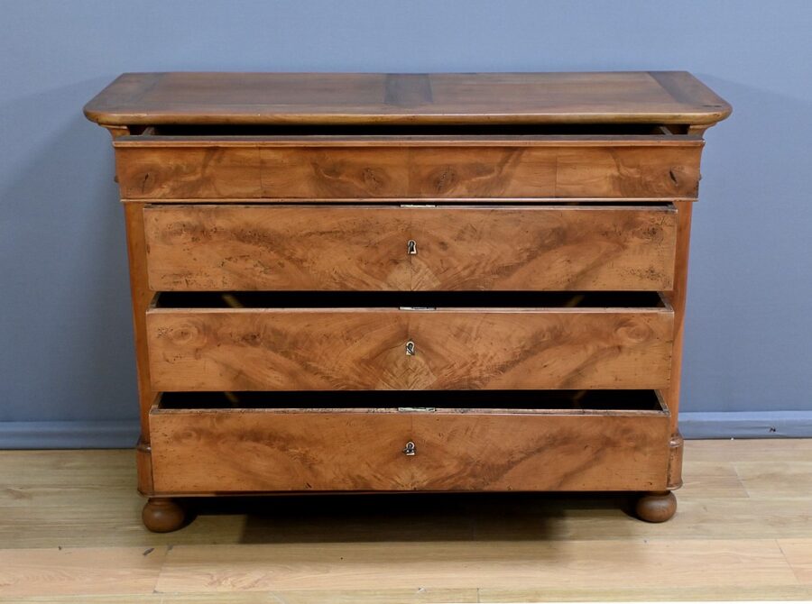 Commode en Merisier, époque Restauration - Début XIXe – Image 3