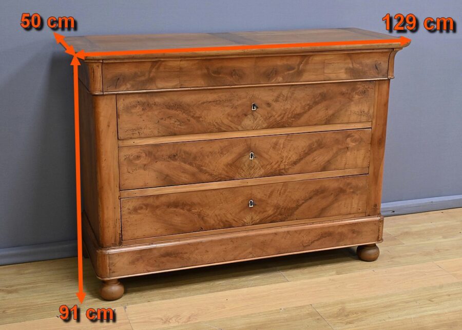 Commode en Merisier, époque Restauration - Début XIXe – Image 17