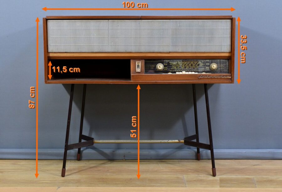 Meuble Radio Schneider en Acajou – Milieu XXe – Image 19