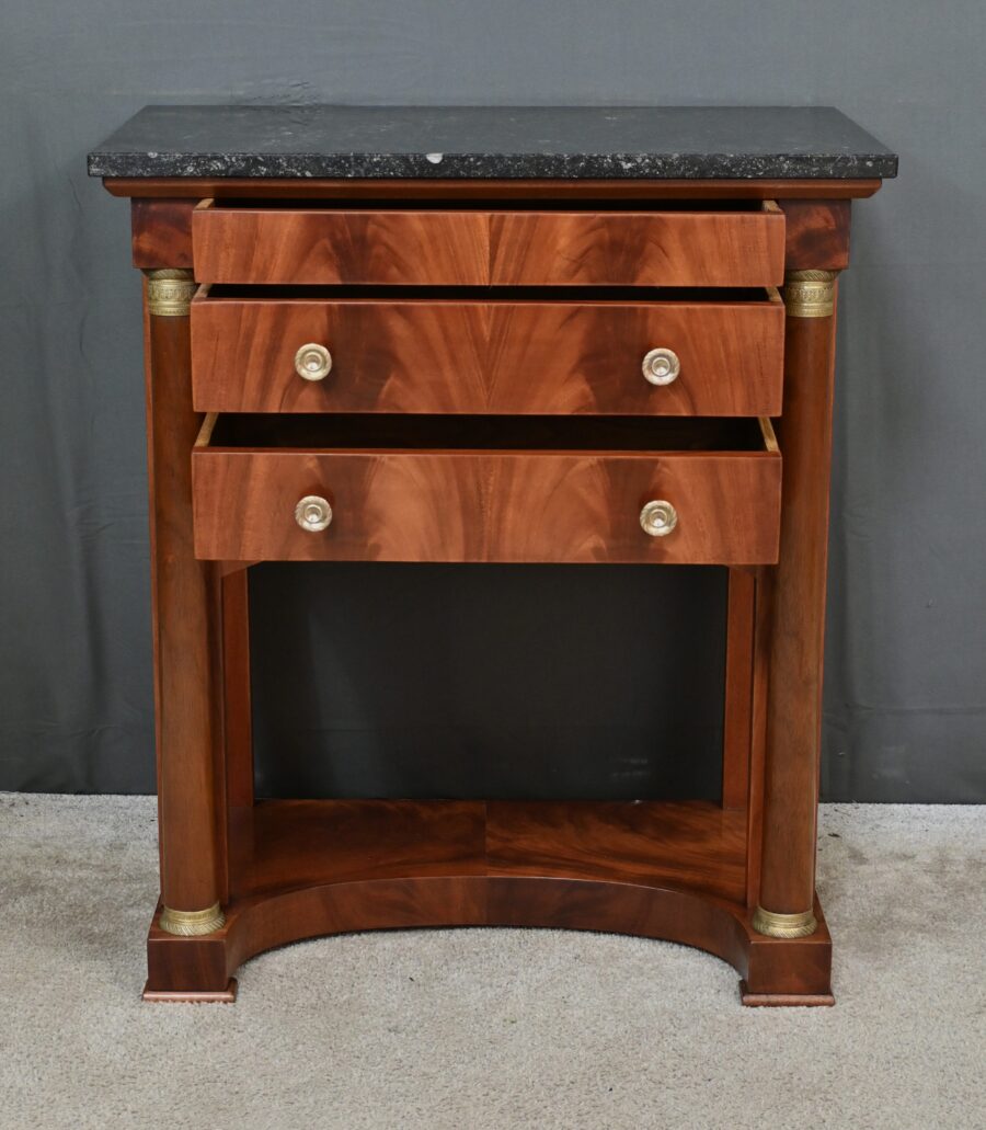 Petite Commode Chiffonnière en Acajou, style Empire – 1ère partie XXe – Image 3