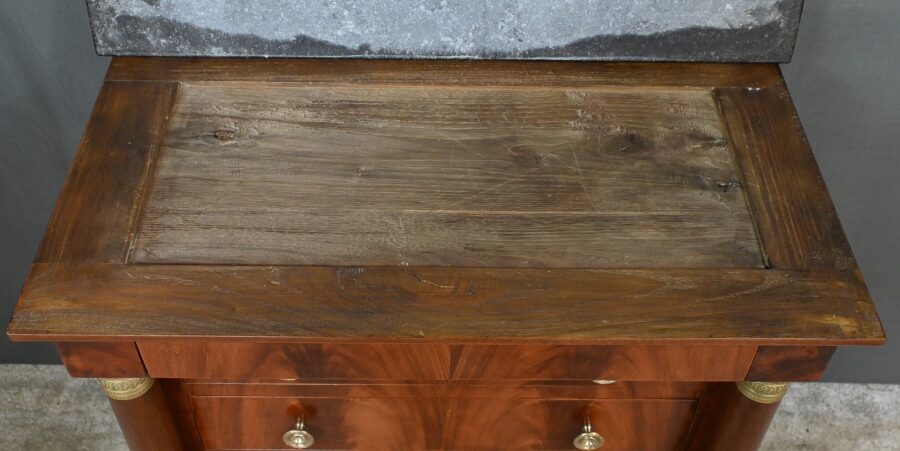 Petite Commode Chiffonnière en Acajou, style Empire – 1ère partie XXe – Image 23