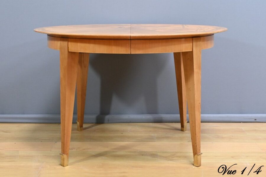 Table 4 à 10 Couverts en Merisier - 1950 – Image 10