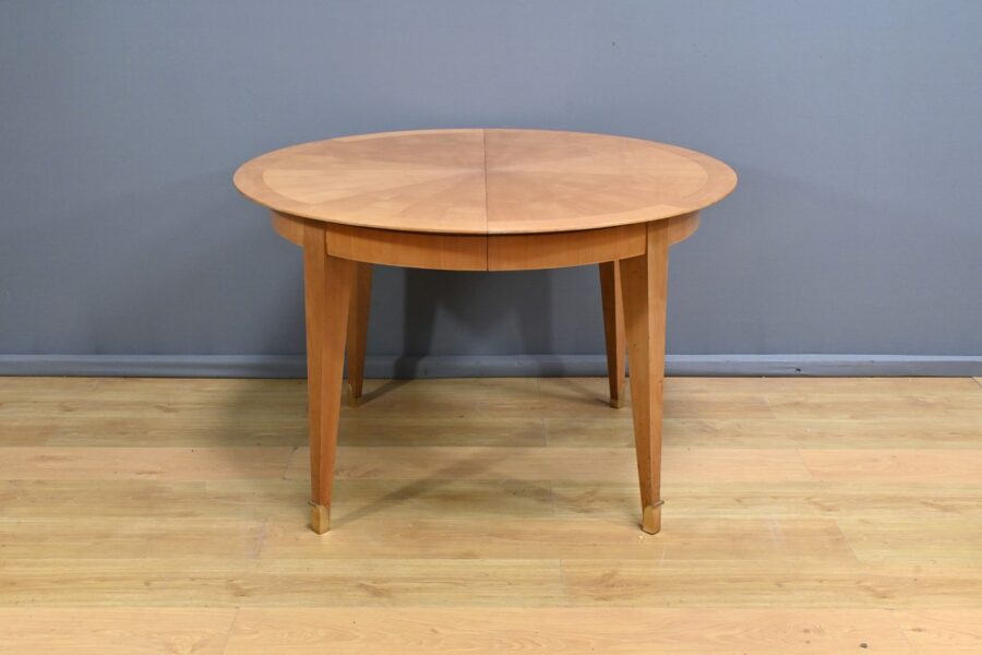 Table 4 à 10 Couverts en Merisier - 1950