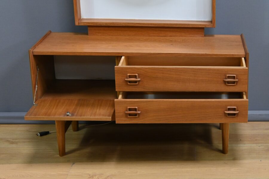 Coiffeuse Scandinave en Teck – 1960 – Image 15