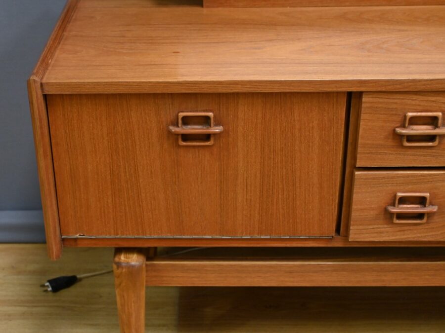 Coiffeuse Scandinave en Teck – 1960 – Image 9