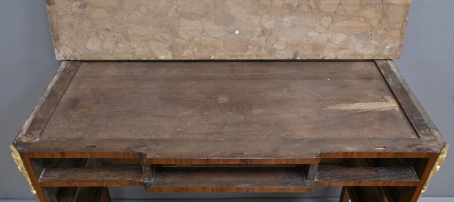 Commode Sauteuse en Bois de Rose et Palissandre, style Transition Louis XV / Louis XVI – Début XXe – Image 25