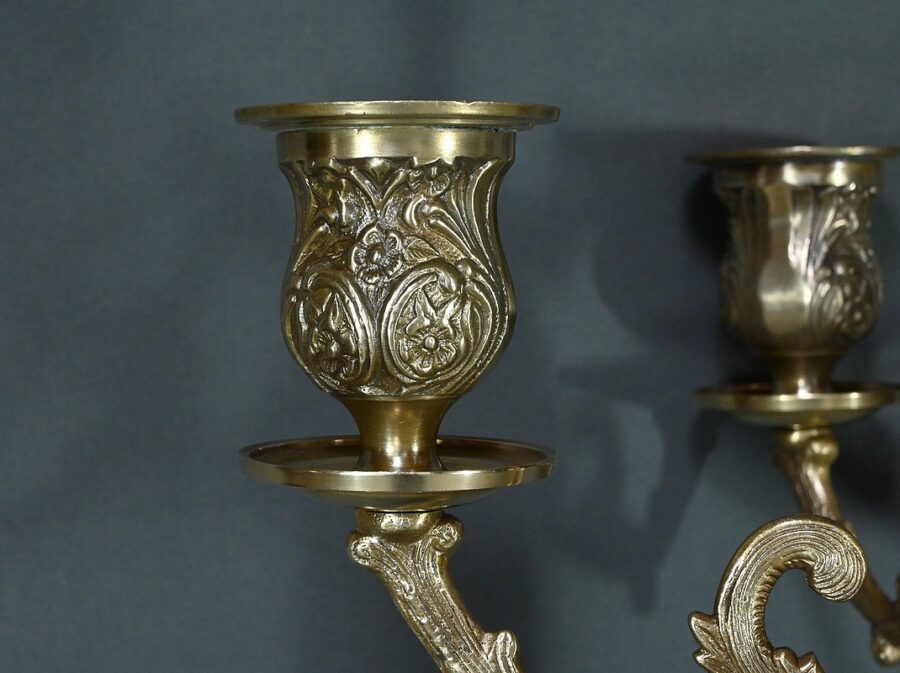 Important Candélabre en Bronze, style Louis XVI - Fin XIXe – Image 4