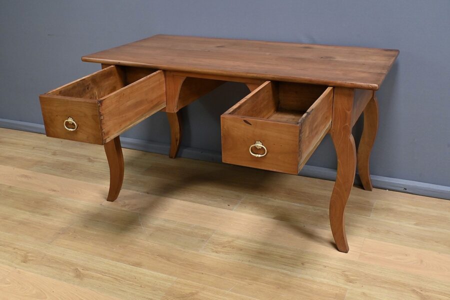 Table Bureau en Merisier, style Louis XV - 2ème partie XIXe – Image 5