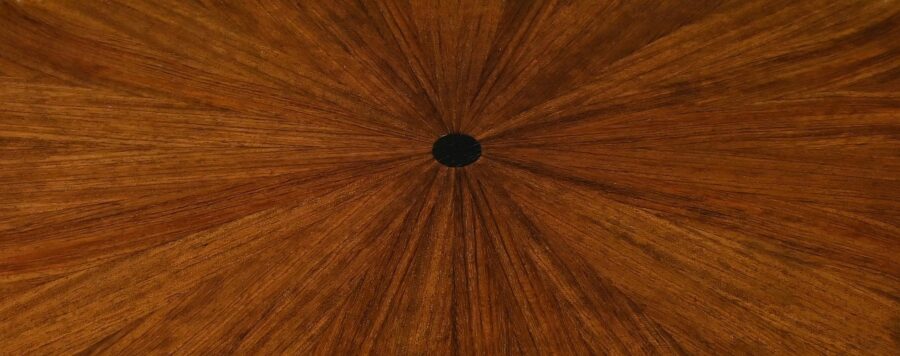 Table de Salon en placage d'Acajou, style Louis XVI - Fin XIXe – Image 4