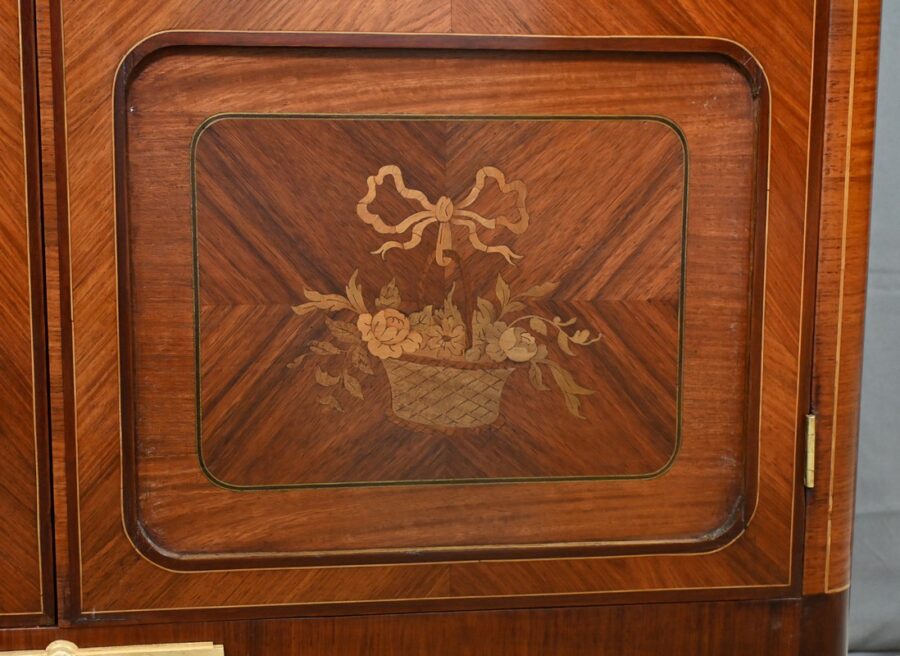 Bibliothèque en Bois de Rose et Acajou, style Louis XVI – Début XXe – Image 11