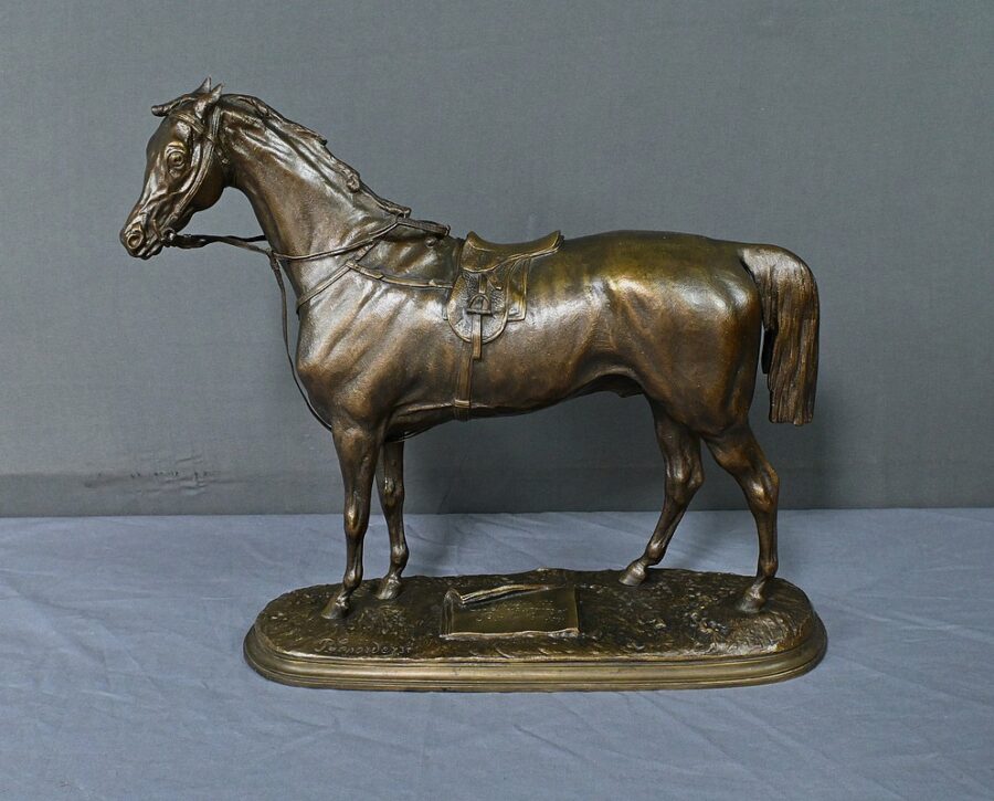 Bronze Cheval "Saucebox", de P. Lenordez - 2ème moitié XIXe