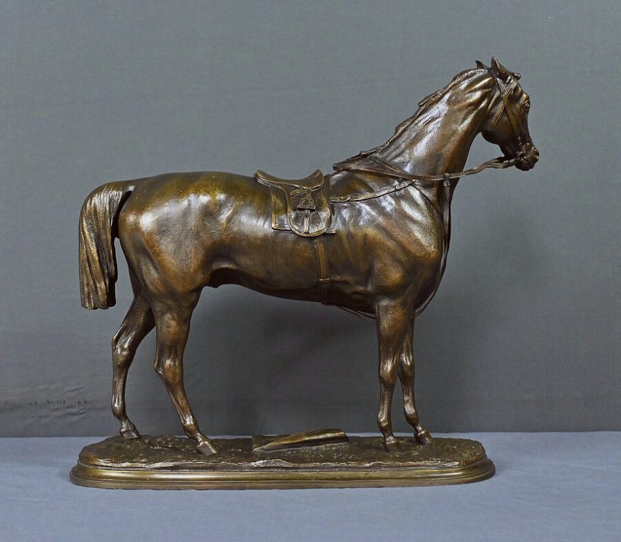 Bronze Cheval "Saucebox", de P. Lenordez - 2ème moitié XIXe – Image 14