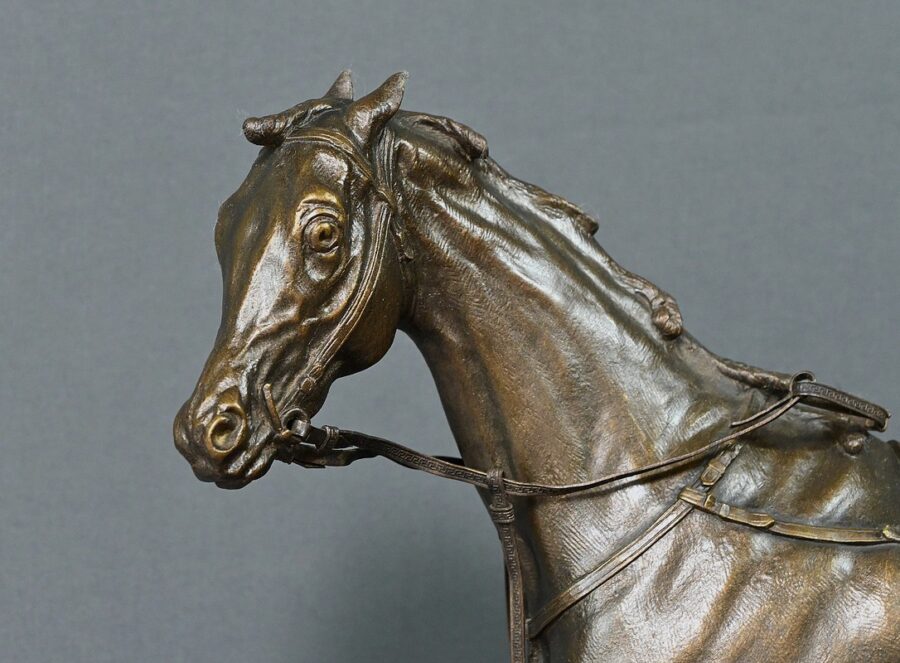 Bronze Cheval "Saucebox", de P. Lenordez - 2ème moitié XIXe – Image 4