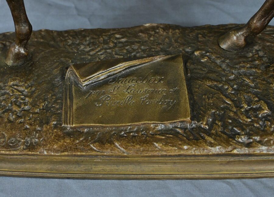Bronze Cheval "Saucebox", de P. Lenordez - 2ème moitié XIXe – Image 9