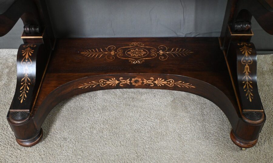 Coiffeuse en Palissandre et Marqueterie, époque Charles X - Début XIXe – Image 11