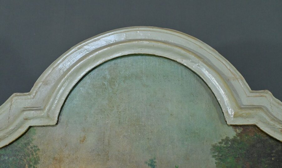 Miroir Trumeau en Bois peint, style Louis XV - 1ère partie XXe – Image 4