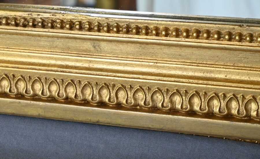 Miroir en Bois Doré, style Louis XVI - 2ème partie XIXe – Image 15
