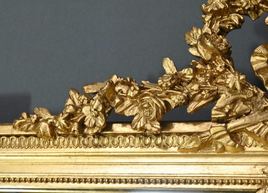 Miroir en Bois Doré, style Louis XVI - 2ème partie XIXe – Image 6