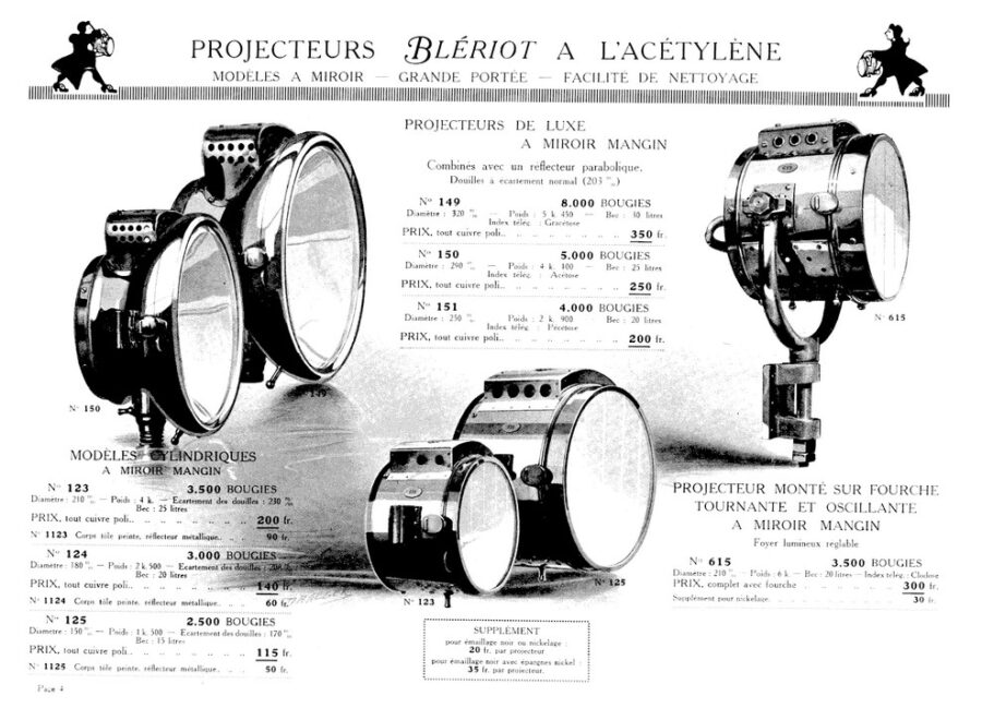 Phare à Acétylène Blériot Phi - 1900 – Image 13
