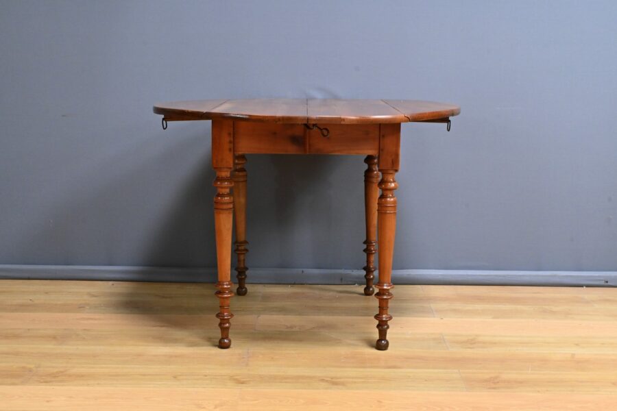 Table 4 à 10 Couverts à Allonges en Merisier, style Louis Philippe – Fin XIXe – Image 18