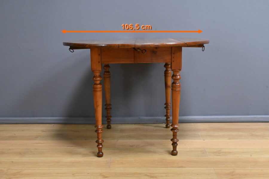Table 4 à 10 Couverts à Allonges en Merisier, style Louis Philippe – Fin XIXe – Image 20