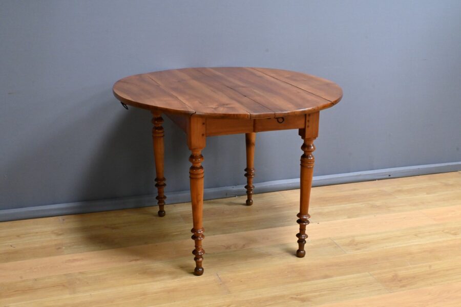 Table 4 à 10 Couverts à Allonges en Merisier, style Louis Philippe – Fin XIXe – Image 3