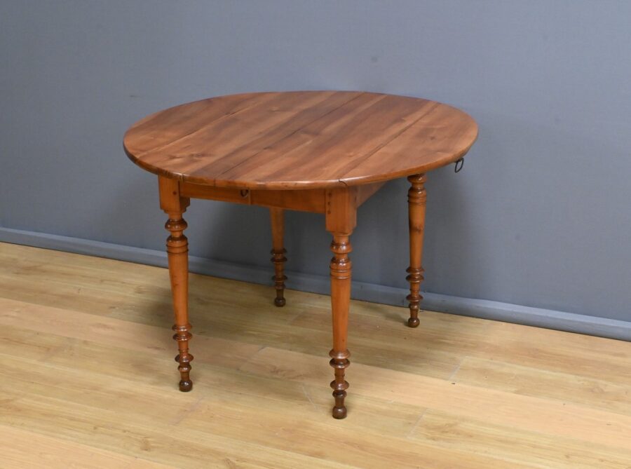 Table 4 à 10 Couverts à Allonges en Merisier, style Louis Philippe – Fin XIXe – Image 4