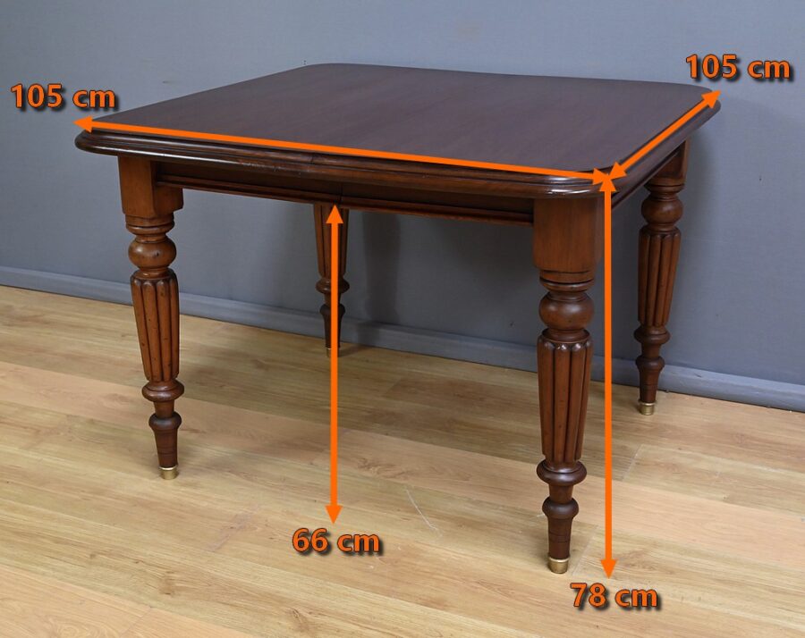 Table à Allonges en Acajou, époque Victorienne, Angleterre – 2ème Partie XIXe – Image 24