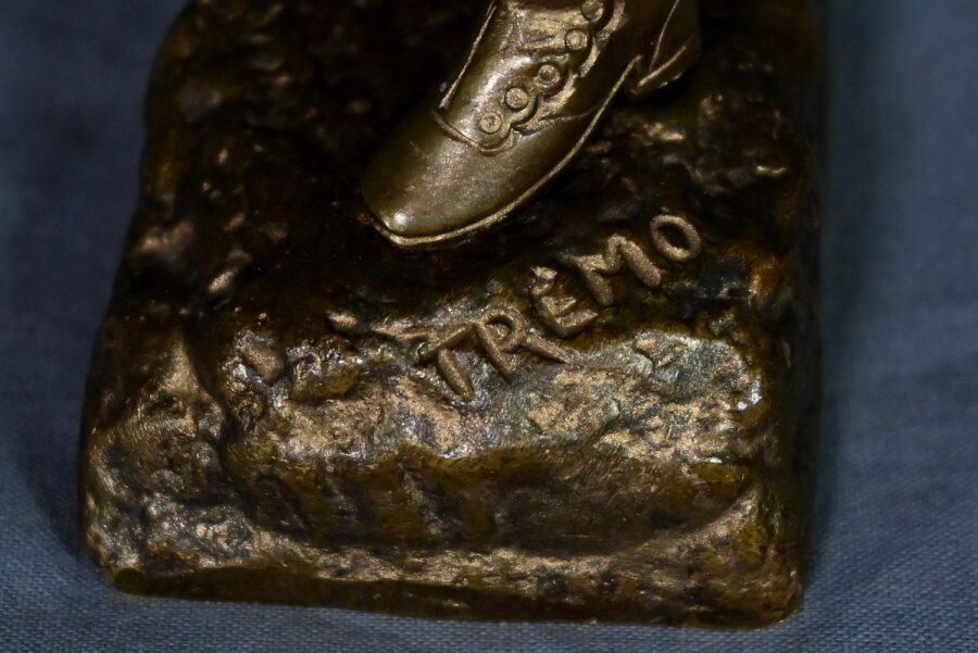 Bronze « L’Ecolière », signé Tremo – Début XXe – Image 20