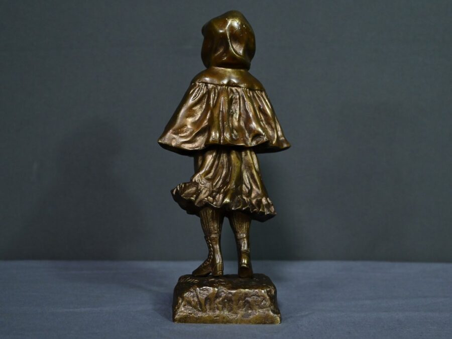 Bronze « L’Ecolière », signé Tremo – Début XXe – Image 21
